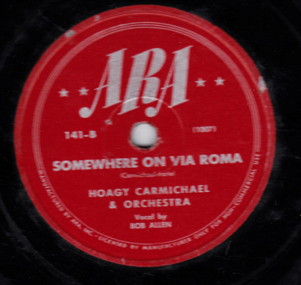 Hoagy Carmichael : Hoagy Carmichael (3xShellac, 10", Album)