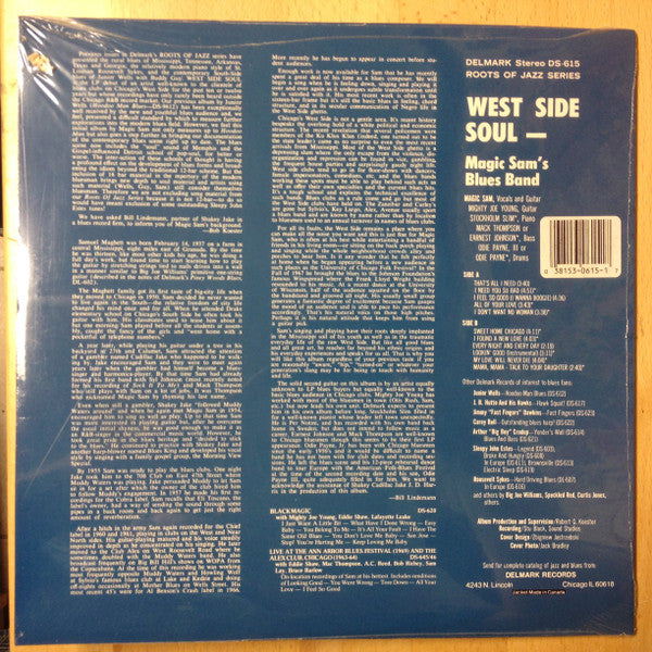 Magic Sam Blues Band : West Side Soul (LP, Album, RE, Wak)