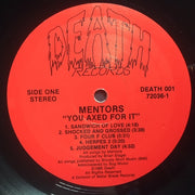 Mentors : You Axed For It! (LP, Album)