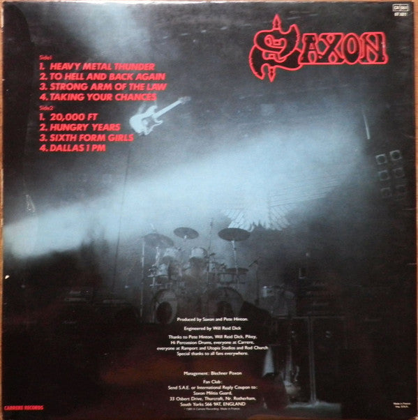 Saxon : Strong Arm Of The Law (LP, Album, Gat)