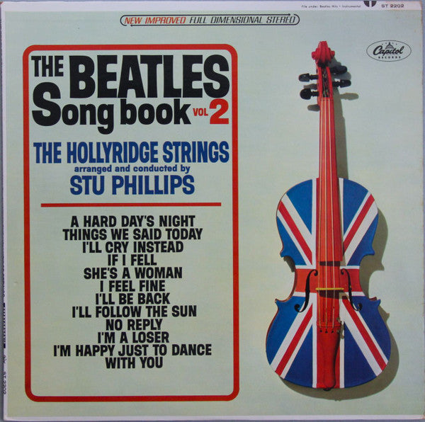 The Hollyridge Strings : The Beatles Song Book - Vol. 2 (LP, Album, Los)
