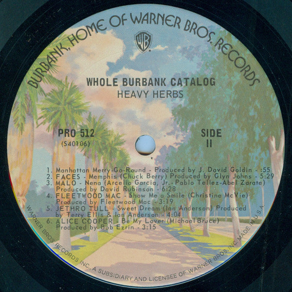 Various : Whole Burbank Catalog (2xLP, RE, Smplr)