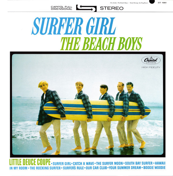 The Beach Boys : Surfer Girl (LP, Album, RE, 180)