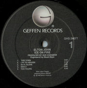 Elton John : Ice On Fire (LP, Album, Spe)