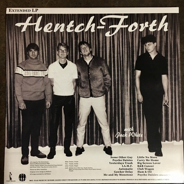 The Hentchmen : Hentch-Forth (LP, Album, RE)
