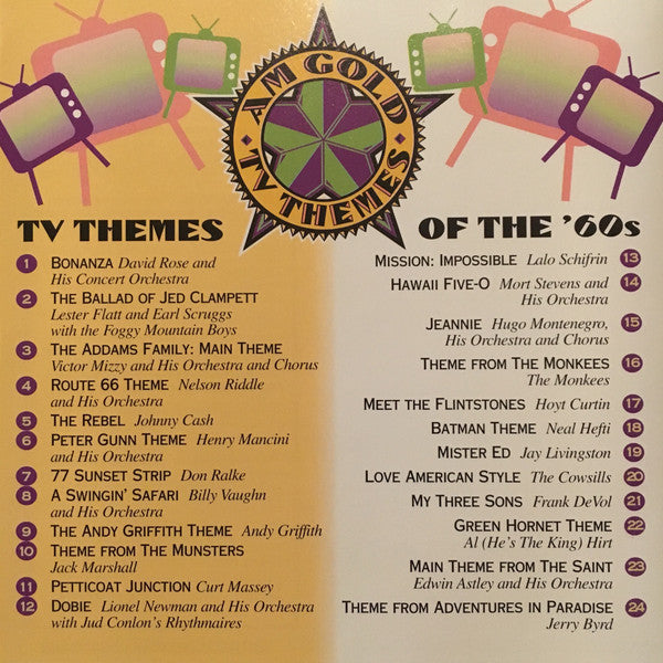 Various : AM Gold - TV Themes Of The '60s (CD, Comp)