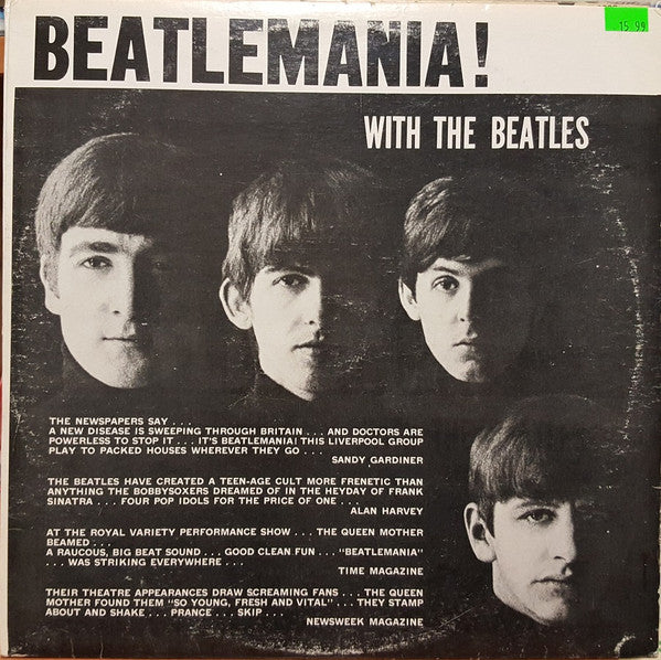 The Beatles : Beatlemania! With The Beatles (LP, Album, RE, Pur)