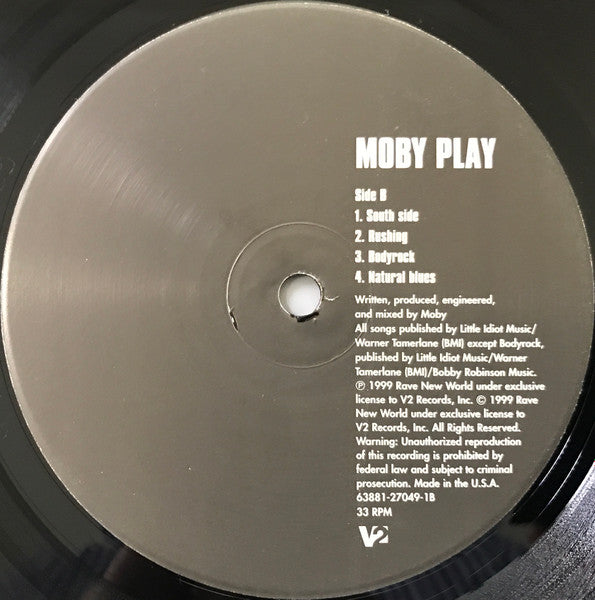 Moby : Play (2xLP, Album)