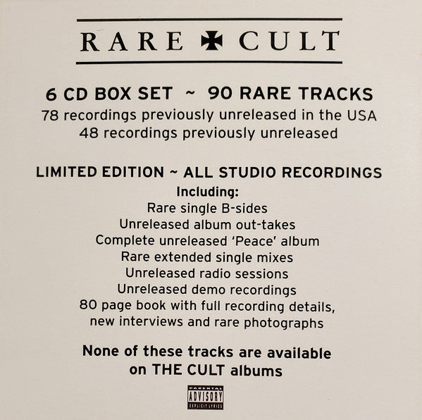 The Cult : Rare Cult (7xCD, Comp + Box, Ltd)