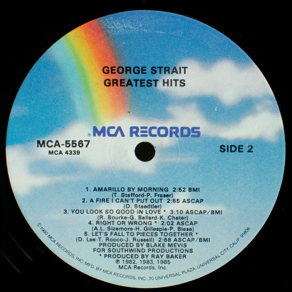 George Strait : Greatest Hits (LP, Comp, Glo)