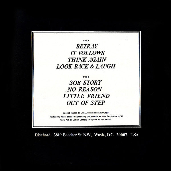 Minor Threat : Out Of Step (12", EP, RM, RP, $5,)