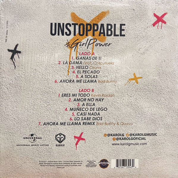Karol G : Unstoppable (LP, Album)