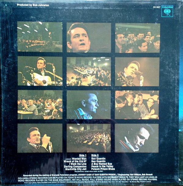 Johnny Cash : Johnny Cash At San Quentin (LP, Album, RCA)