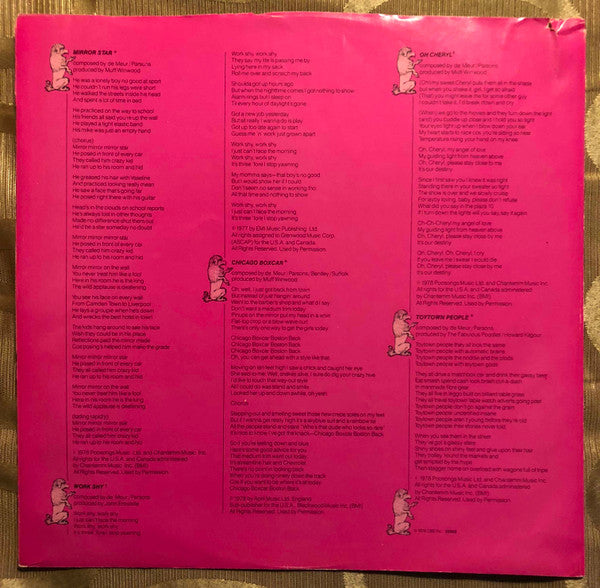 The Fabulous Poodles* : Mirror Stars (LP, Comp, Ter)