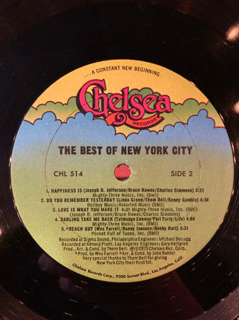 New York City : The Best Of New York City (LP, Comp)
