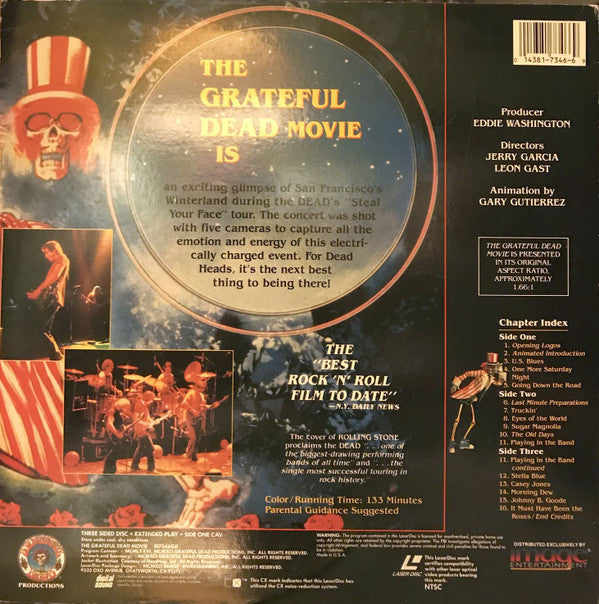 The Grateful Dead : The Grateful Dead Movie (Laserdisc, 12", NTSC)