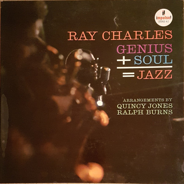 Ray Charles : Genius + Soul = Jazz (LP, Album, Gat)