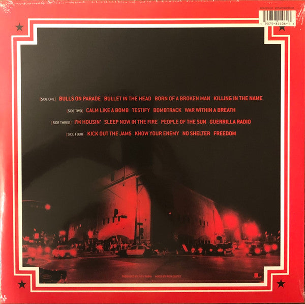 Rage Against The Machine : Live At The Grand Olympic Auditorium (2xLP, Album, RE, RM, 180)
