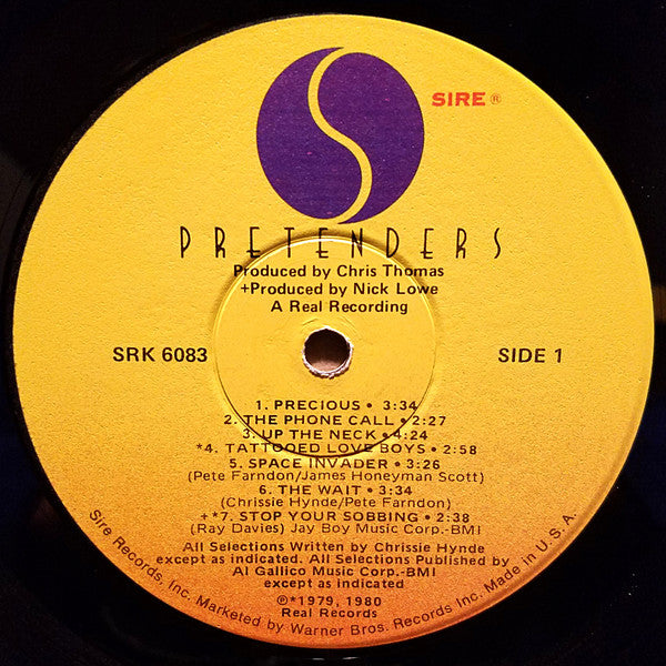 Pretenders* : Pretenders (LP, Album, Win)