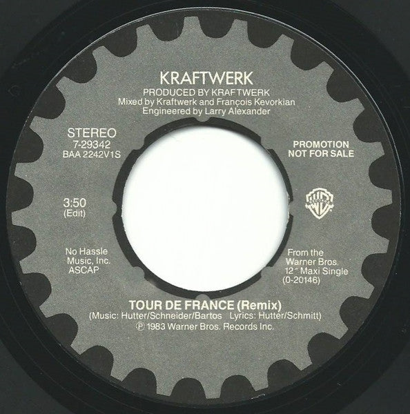 Kraftwerk : Tour De France (7", Promo, Styrene)