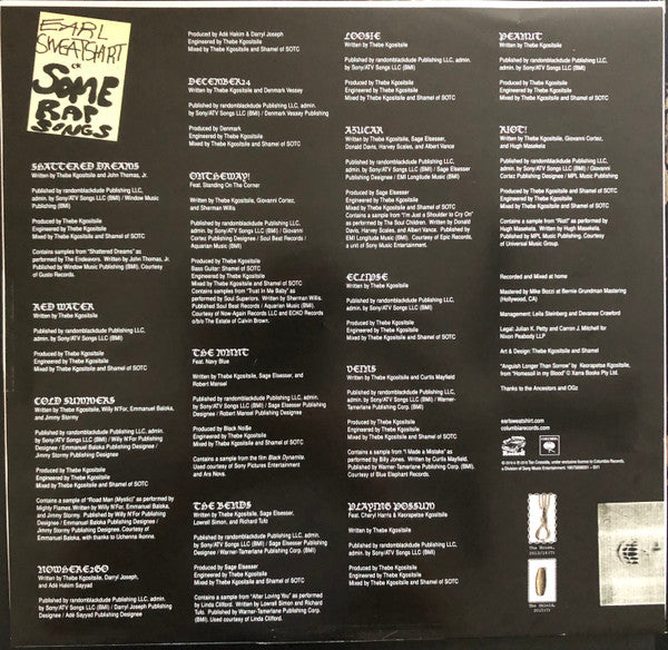 Earl Sweatshirt : Some Rap Songs (LP, Album)
