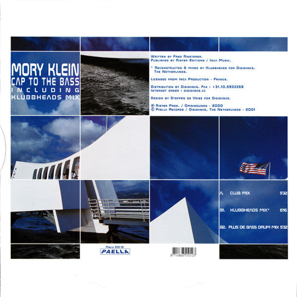 Mory Klein : Cap To The Bass (12")