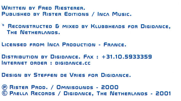 Mory Klein : Cap To The Bass (12")