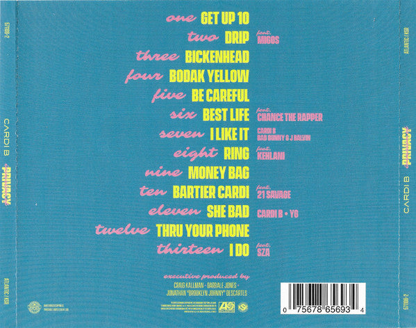 Cardi B : Invasion Of Privacy (CD, Album)