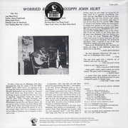Mississippi John Hurt : Worried Blues (LP, Album, RE)