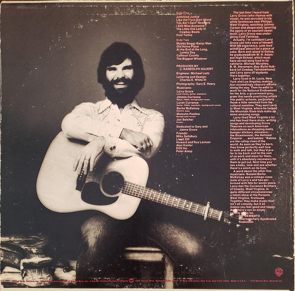 Larry Groce : Junkfood Junkie (LP, Album, Pit)