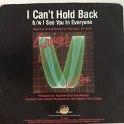 Survivor : I Can't Hold Back (7", Single, Styrene, Pit)