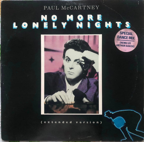 Paul McCartney : No More Lonely Nights (Extended Version) (12", Maxi, RE, Pit)