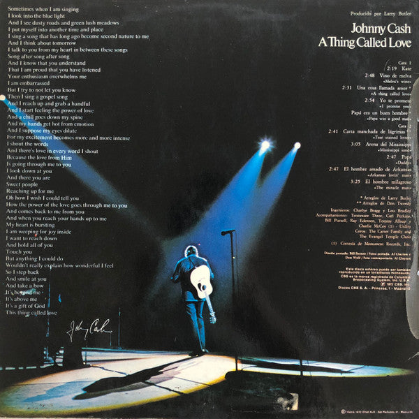Johnny Cash : A Thing Called Love (LP, Album)