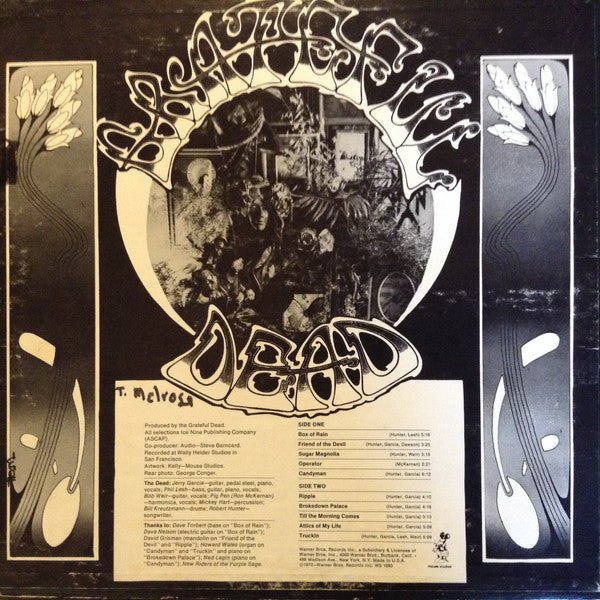 The Grateful Dead : American Beauty (LP, Album, War)