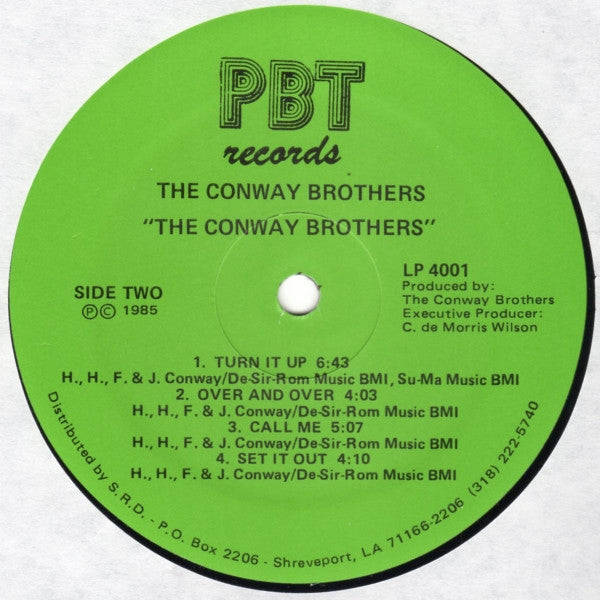 The Conway Brothers : Turn It Up! (LP, Album)