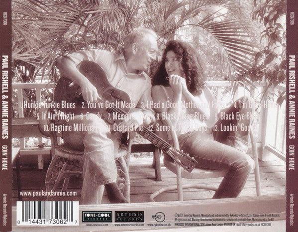 Paul Rishell And Annie Raines : Goin' Home (CD, Album)