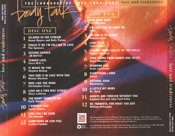 Various : Body Talk - Love And Tenderness (2xCD, Comp)