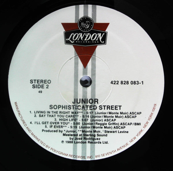 Junior (2) : Sophisticated Street (LP)