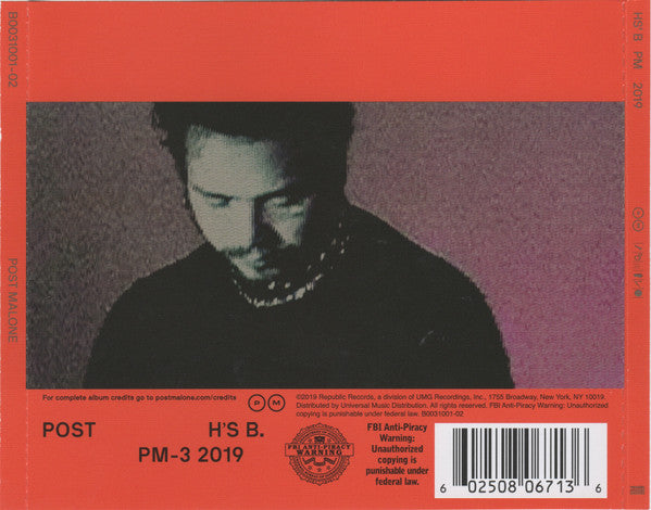 Post Malone : Hollywood's Bleeding (CD, Album)