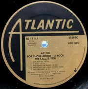 AC/DC : For Those About To Rock (We Salute You) (LP, Album, Spe)
