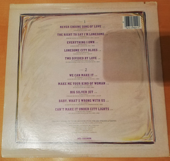 The Kendalls : Never Ending Song Of Love (LP)