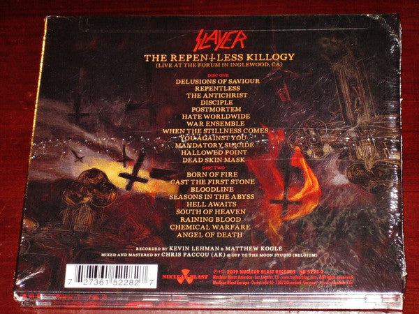 Slayer : The Repentless Killogy (Live At The Forum In Inglewood, CA) (2xCD, Album, Dig)