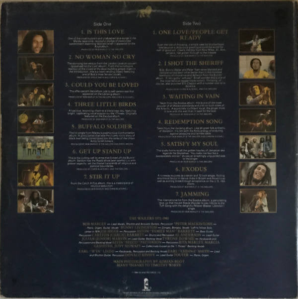 Bob Marley & The Wailers : Legend - The Best Of Bob Marley And The Wailers (LP, Comp, Gat)