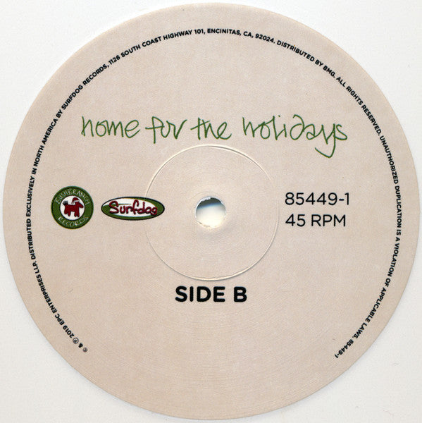 Eric Clapton : For Love On Xmas Day / Home For The Holidays (12", RSD, Ltd, Whi)