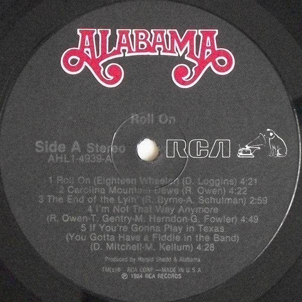 Alabama : Roll On (LP, Album)