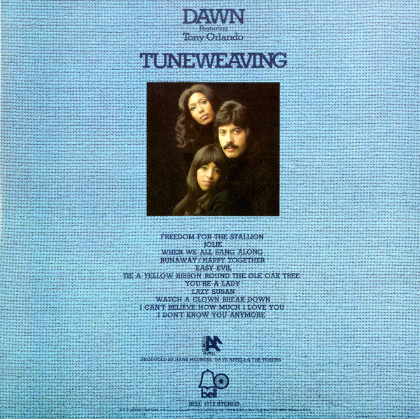 Dawn (5) Featuring Tony Orlando : Tuneweaving (LP, Album)