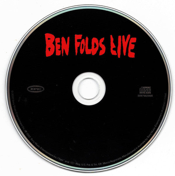 Ben Folds : Ben Folds Live (CD, Album)