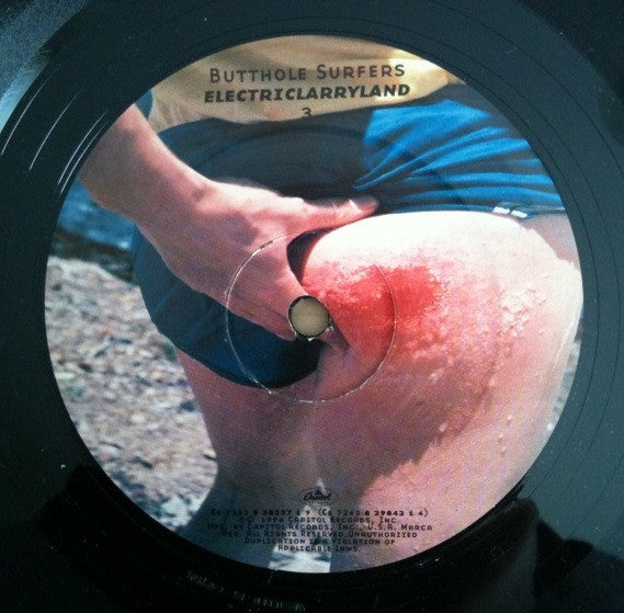 Butthole Surfers : Electriclarryland (LP + LP, S/Sided, Etch + Album)