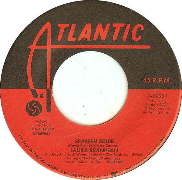Laura Branigan : Spanish Eddie / Tenderness (7", Single, SP)