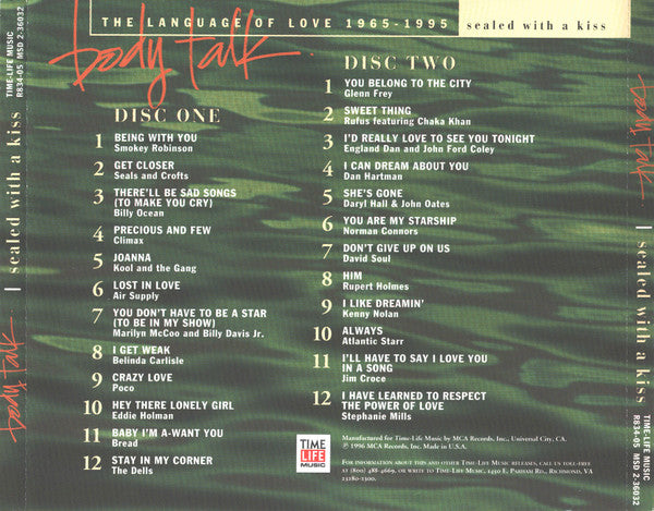 Various : Body Talk - Sealed With A Kiss (2xCD, Comp)